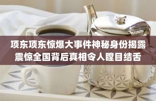 项东项东惊爆大事件神秘身份揭露震惊全国背后真相令人瞠目结舌