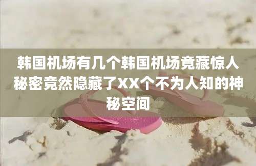 韩国机场有几个韩国机场竟藏惊人秘密竟然隐藏了XX个不为人知的神秘空间
