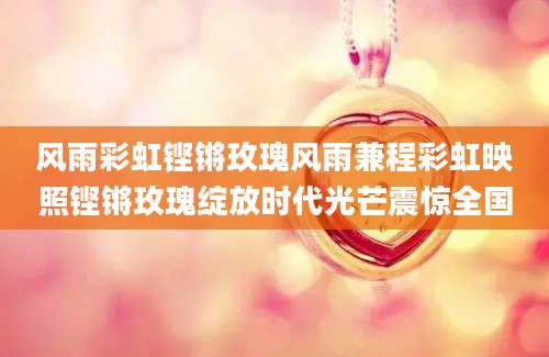 风雨彩虹铿锵玫瑰风雨兼程彩虹映照铿锵玫瑰绽放时代光芒震惊全国