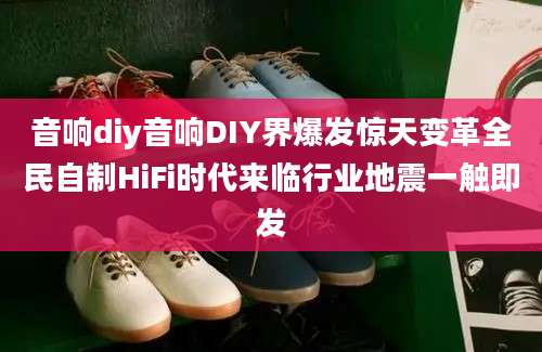 音响diy音响DIY界爆发惊天变革全民自制HiFi时代来临行业地震一触即发