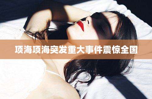 项海项海突发重大事件震惊全国