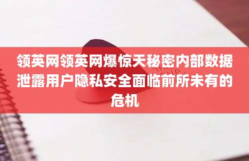 领英网领英网爆惊天秘密内部数据泄露用户隐私安全面临前所未有的危机