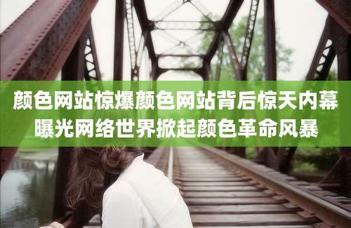 颜色网站惊爆颜色网站背后惊天内幕曝光网络世界掀起颜色革命风暴