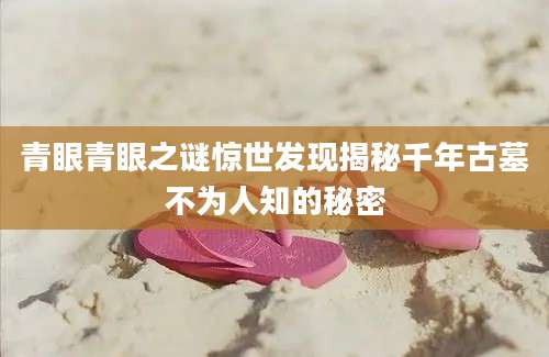 青眼青眼之谜惊世发现揭秘千年古墓不为人知的秘密