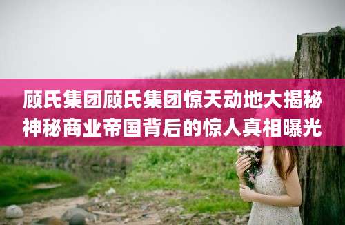 顾氏集团顾氏集团惊天动地大揭秘神秘商业帝国背后的惊人真相曝光