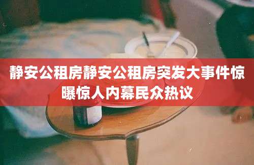 静安公租房静安公租房突发大事件惊曝惊人内幕民众热议