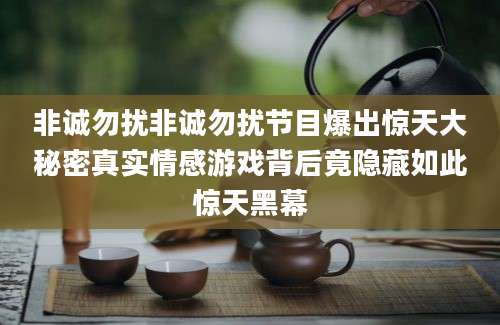 非诚勿扰非诚勿扰节目爆出惊天大秘密真实情感游戏背后竟隐藏如此惊天黑幕