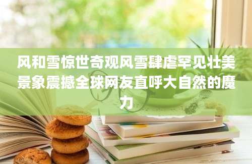 风和雪惊世奇观风雪肆虐罕见壮美景象震撼全球网友直呼大自然的魔力