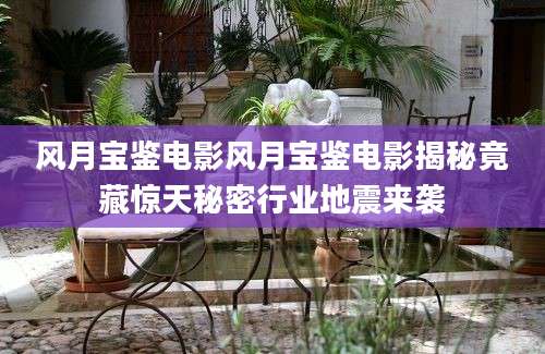 风月宝鉴电影风月宝鉴电影揭秘竟藏惊天秘密行业地震来袭