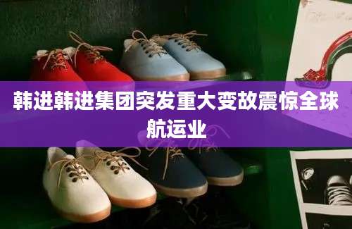 韩进韩进集团突发重大变故震惊全球航运业