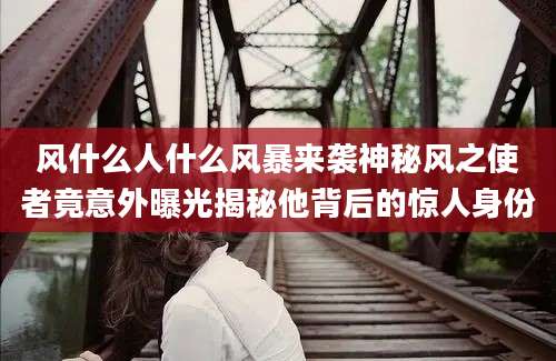 风什么人什么风暴来袭神秘风之使者竟意外曝光揭秘他背后的惊人身份