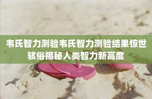 韦氏智力测验韦氏智力测验结果惊世骇俗揭秘人类智力新高度