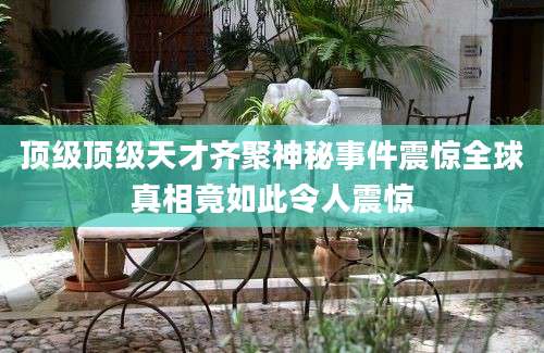 顶级顶级天才齐聚神秘事件震惊全球真相竟如此令人震惊