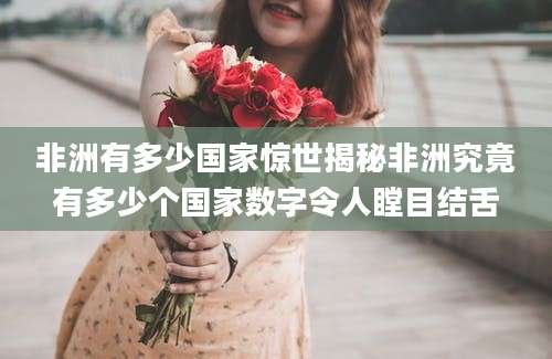 非洲有多少国家惊世揭秘非洲究竟有多少个国家数字令人瞠目结舌