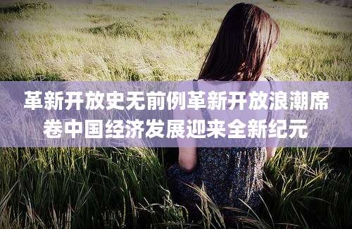 革新开放史无前例革新开放浪潮席卷中国经济发展迎来全新纪元